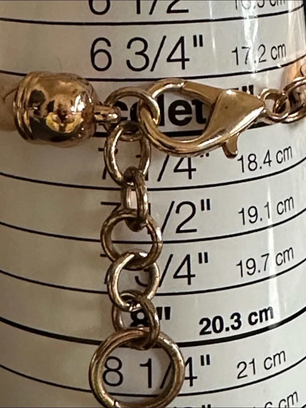Accutime Watch Co Rose Gold Charm Bracelet Watch